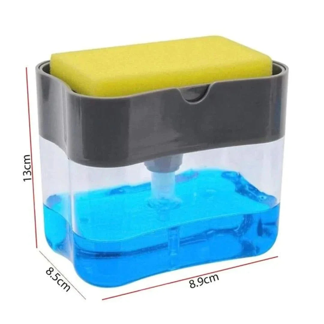 Rynx | Dispenser | Liquid Soap & Sponge Holder (With Free Sponge)