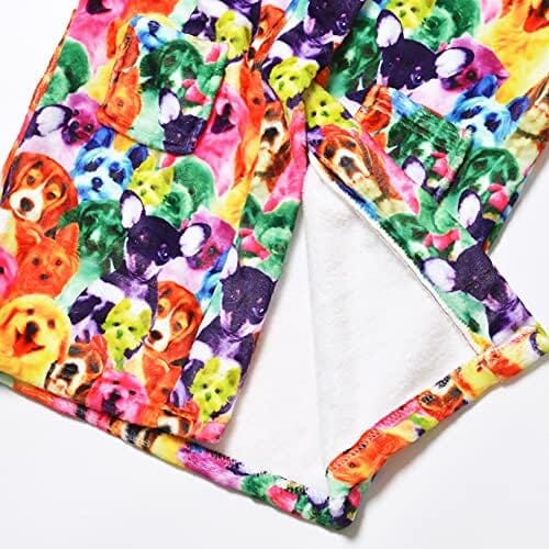 Rynx | Dog Pattern Girls' Bathrobes Children's Hooded Coats