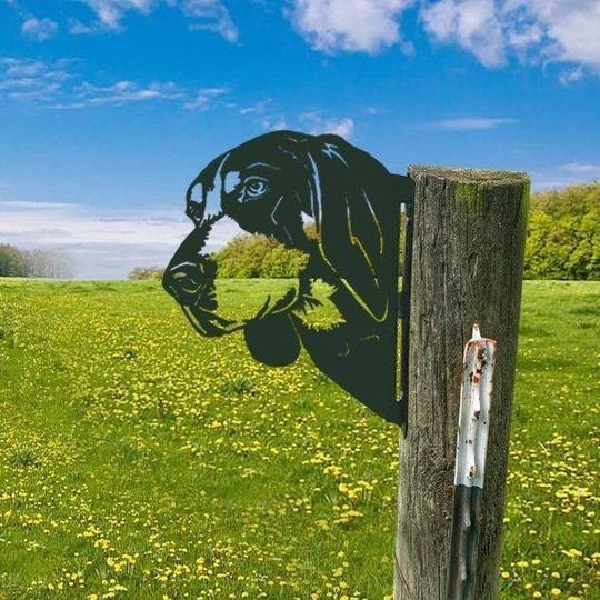 Rynx | Outdoor Garden Farm Spy Goat Metal Artwork Indoor Decor