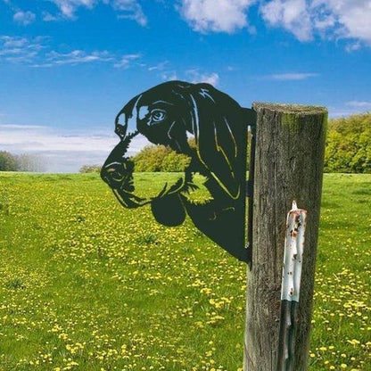 Rynx | Outdoor Garden Farm Spy Goat Metal Artwork Indoor Decor