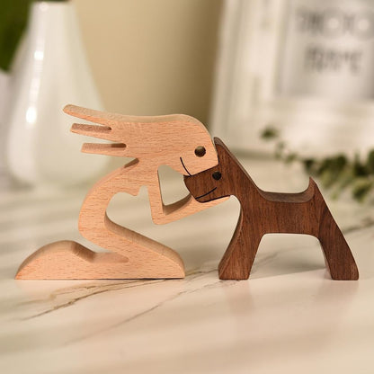 Rynx | Hand-carved Dog Figurine - HeartBond