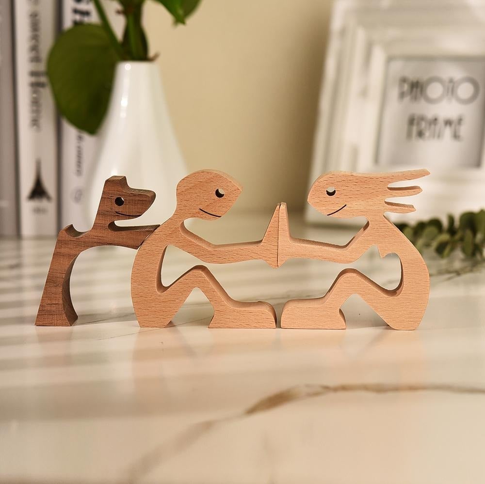 Rynx | Hand-carved Dog Figurine - HeartBond