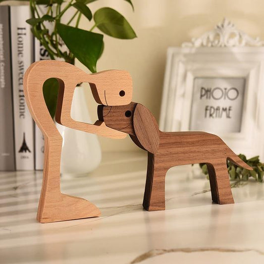 Rynx | Hand-carved Dog Figurine - HeartBond