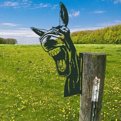 Rynx | Outdoor Garden Farm Spy Goat Metal Artwork Indoor Decor