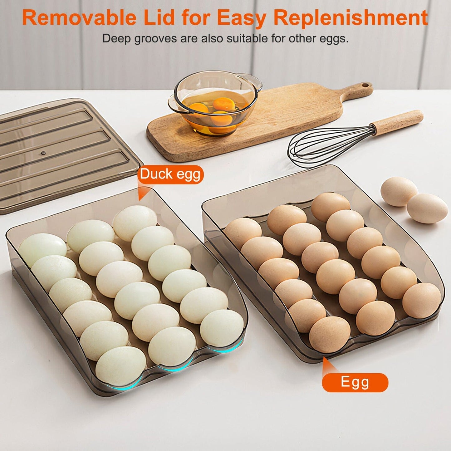 Rynx | Double layer egg storage for refrigerator