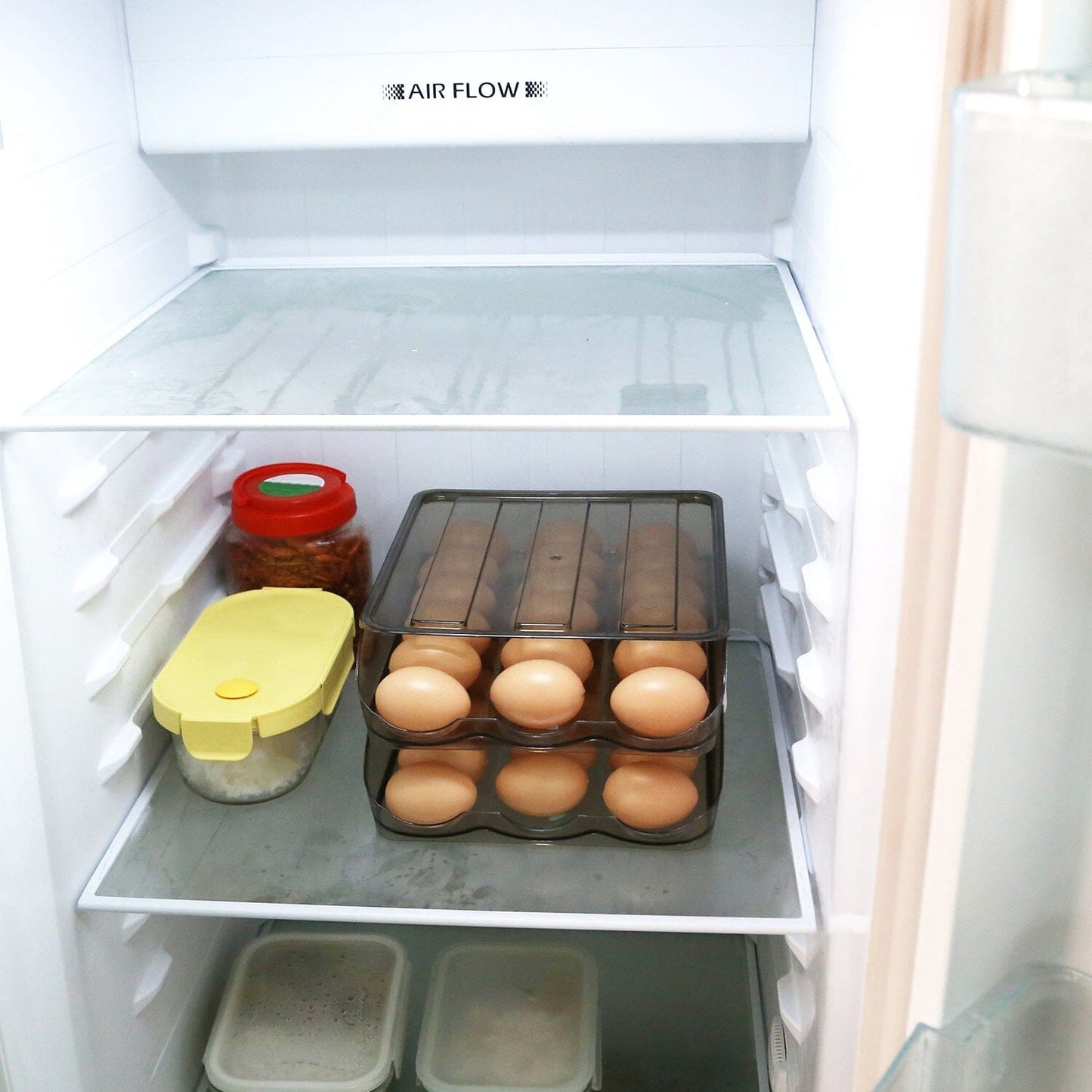 Rynx | Double layer egg storage for refrigerator