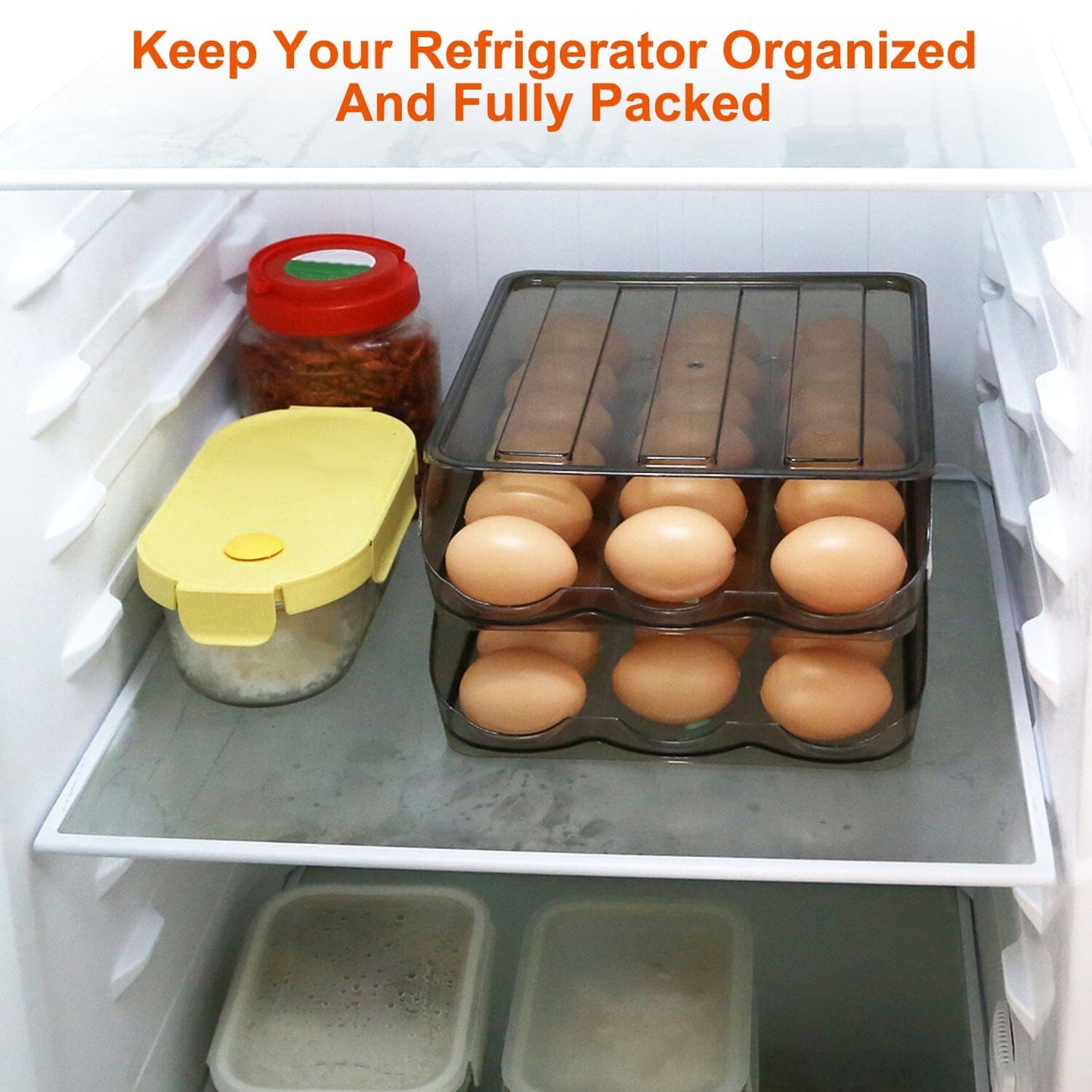 Rynx | Double layer egg storage for refrigerator