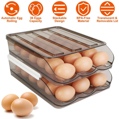Rynx | Double layer egg storage for refrigerator