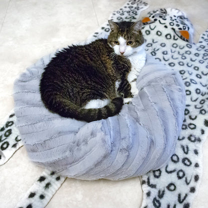 Rynx | Sloth Gray Luxury Puff Cat Bed