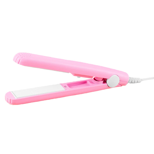 RYNX | | 2-in-1 Ceramic Mini Curling Iron PINK
