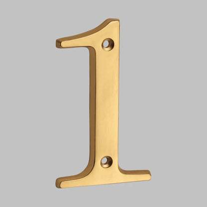 Rynx | Traditional house numbers made of solid brass