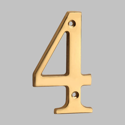 Rynx | Traditional house numbers made of solid brass