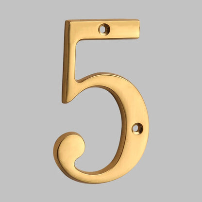 Rynx | Traditional house numbers made of solid brass