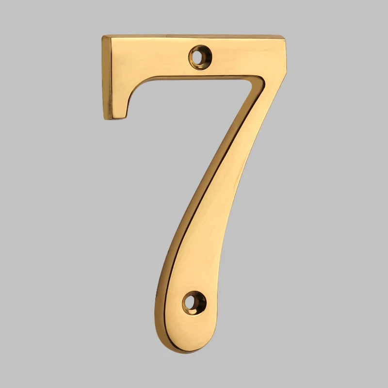 Rynx | Traditional house numbers made of solid brass