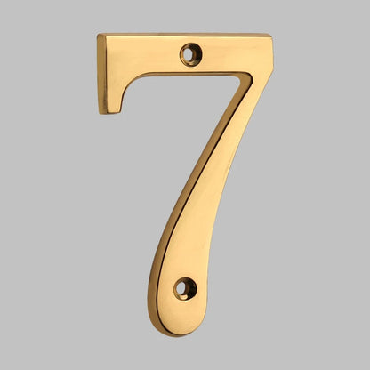 Rynx | Traditional house numbers made of solid brass