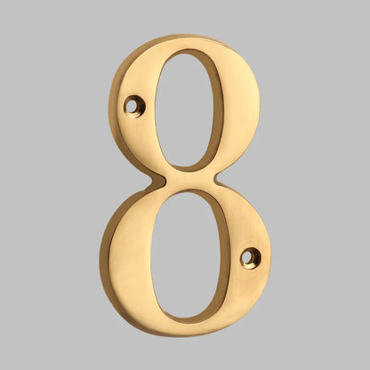 Rynx | Traditional house numbers made of solid brass