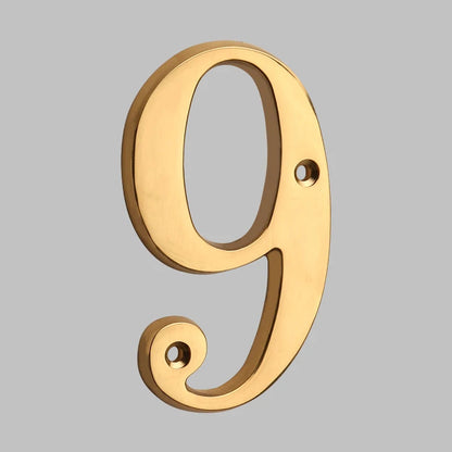 Rynx | Traditional house numbers made of solid brass