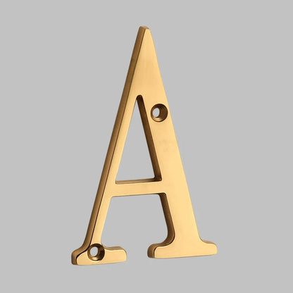 Rynx | Traditional house numbers made of solid brass