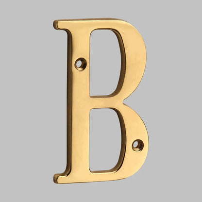 Rynx | Traditional house numbers made of solid brass
