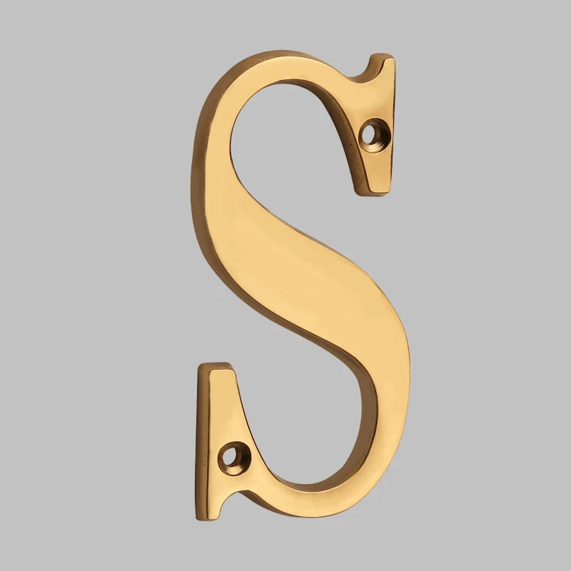 Rynx | Traditional house numbers made of solid brass