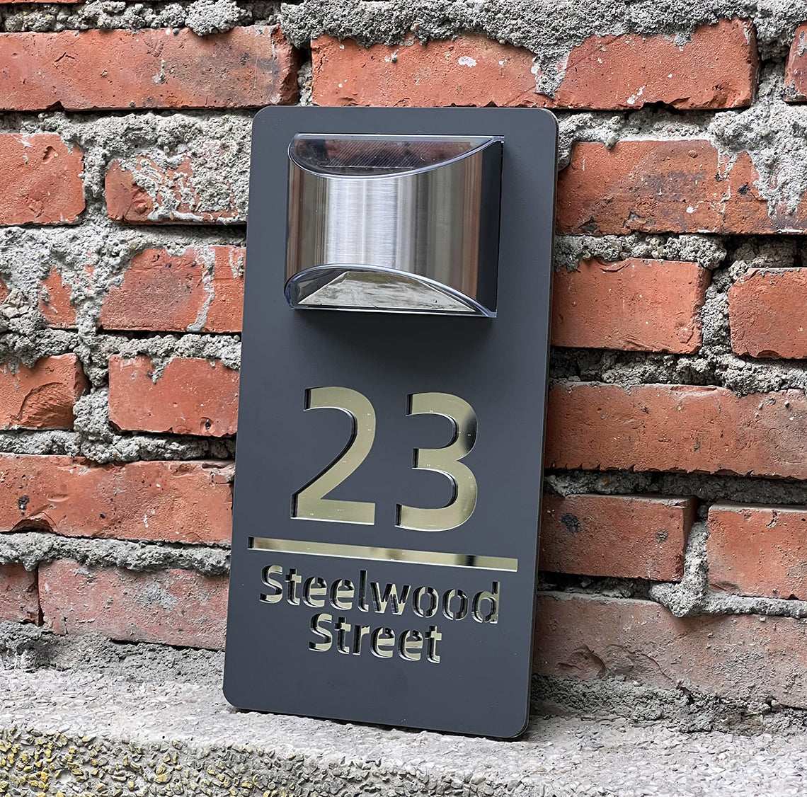 Rynx | Solar Led Light House Number Sign