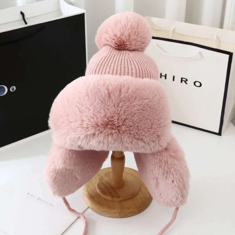 RYNX | Cap - Luxury Winter Hat for Style and Warmth Pink Adult