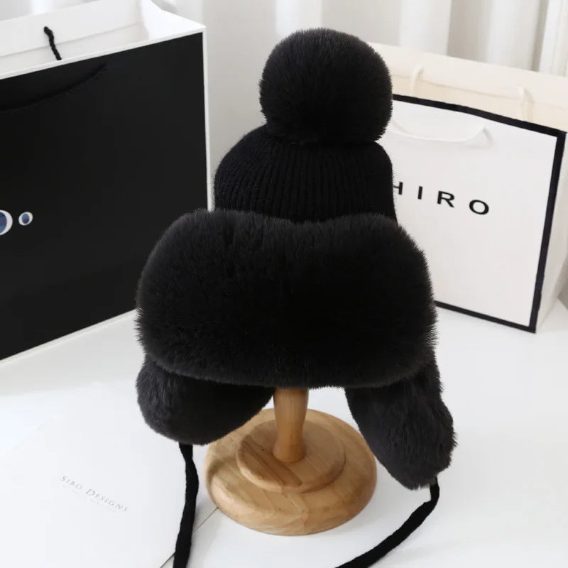 RYNX | Cap - Luxury Winter Hat for Style and Warmth Black Adult