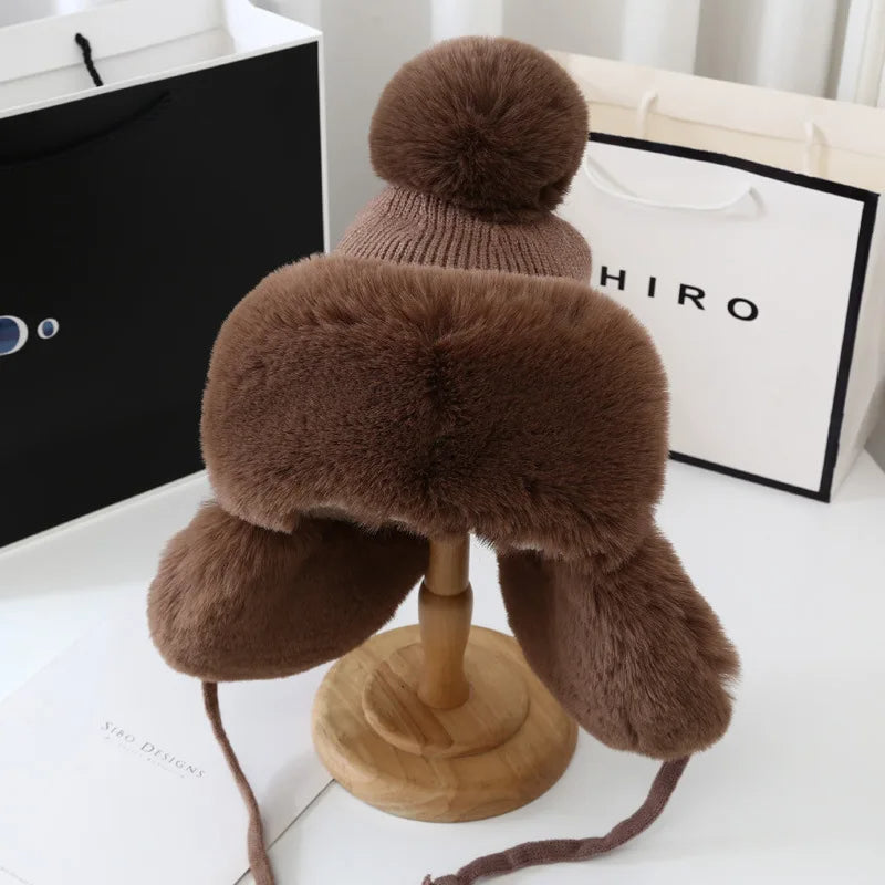 RYNX | Cap - Luxury Winter Hat for Style and Warmth Brown Adult