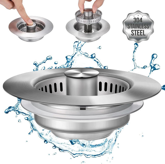 Rynx | Stainless Steel Pop-Up No-Odor Drain Filter