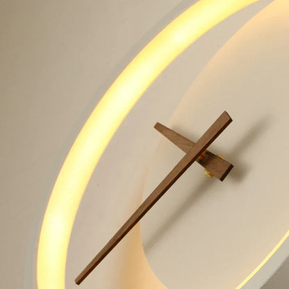 Rynx | TimeGlow - Modern LED wall clock with LED lighting