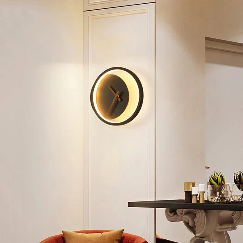 Rynx | TimeGlow - Modern LED wall clock with LED lighting