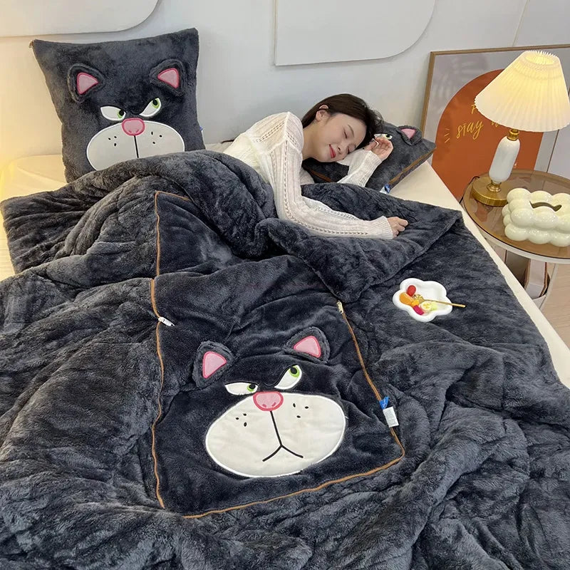 RYNX | Luxury Blanket And Pillow Set For Ultimate Comfort