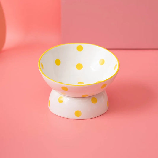 Rynx | Elevated ceramic pet bowl for small dogs and cats