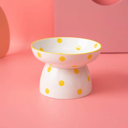 Rynx | Elevated ceramic pet bowl for small dogs and cats