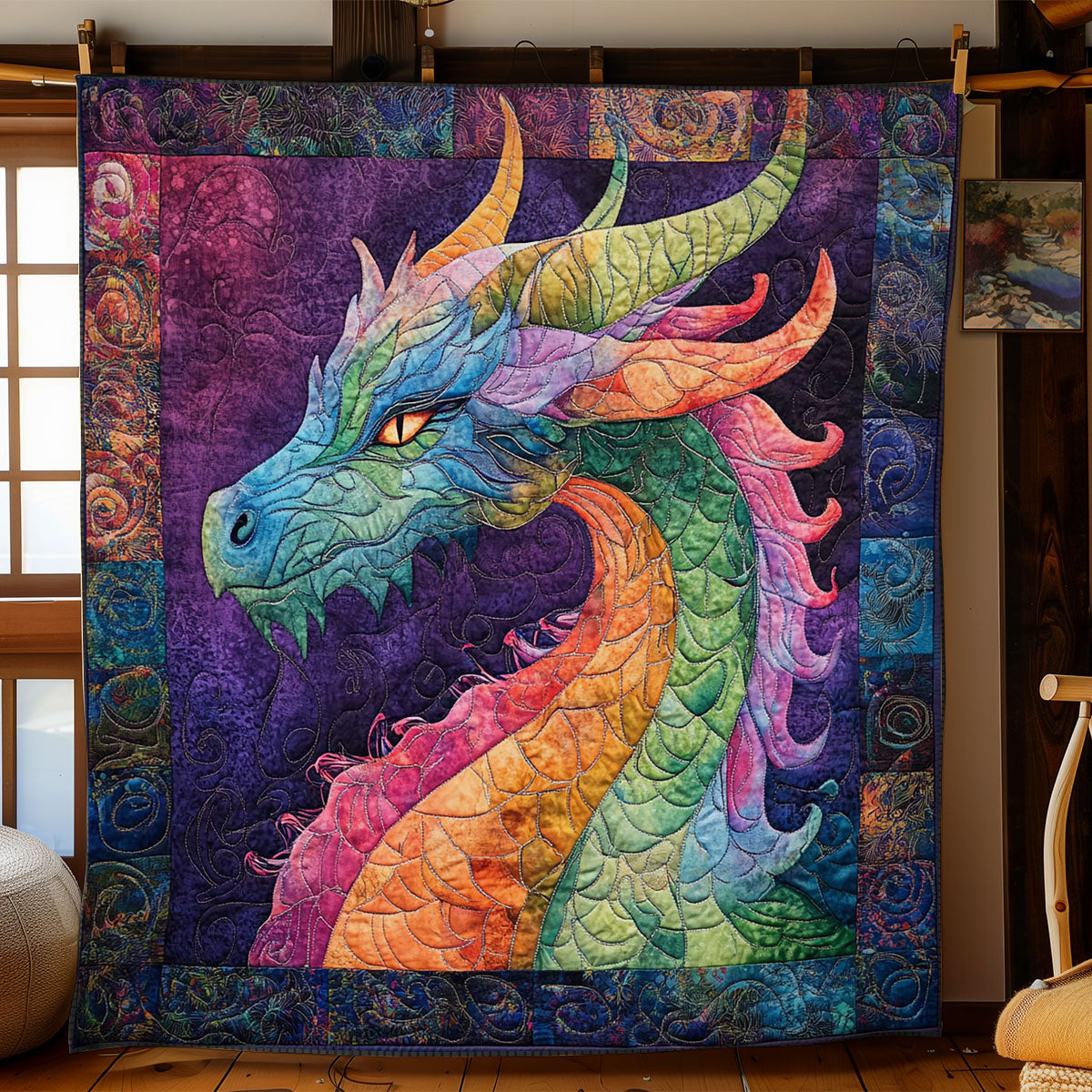 Rynx | Colorful Dragon Quilt