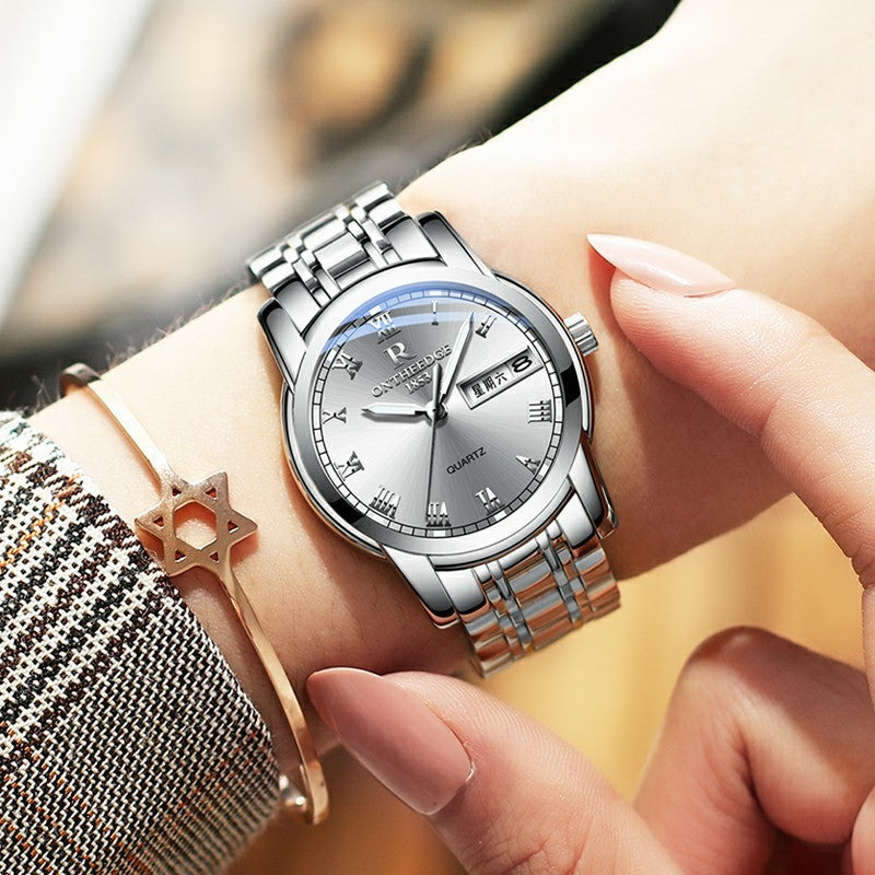 Rynx | Men's Three Hand Business Steel Watch Quartz Watch