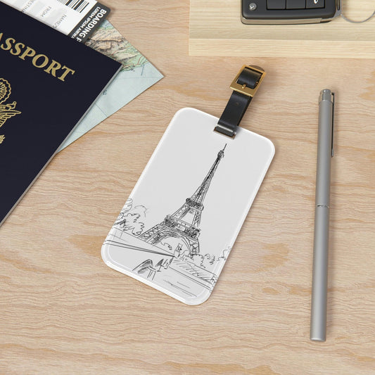 Rynx | Personalized Luxury Acrylic Luggage Tags: Jetsetter's Choice Collection