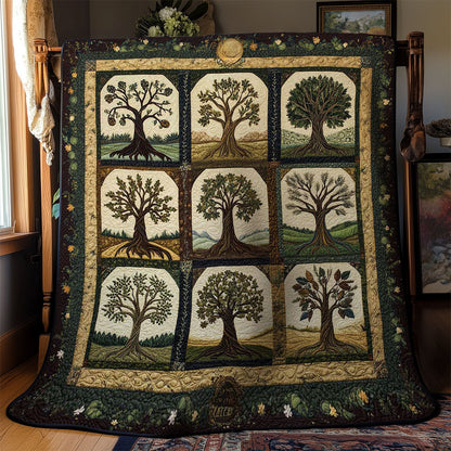 Rynx | Dream Landscape Tree of Life Quilted Blanket