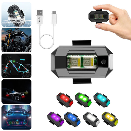 Rynx | 7 Colors LED Airplane Strobe Lights & USB Charger