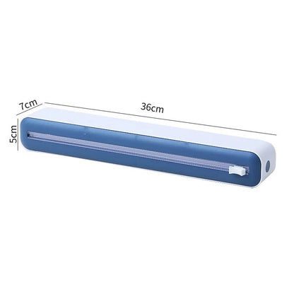Rynx | Magnetic Kitchen Wrap Dispenser with Cutting Mechanism | Multi-purpose Organizer for Foil, Film & Paper