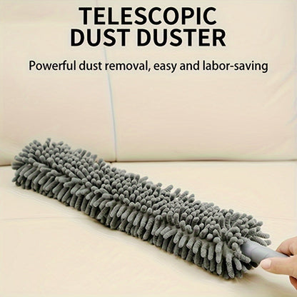 Rynx | Premium Ceiling Fan Duster with Extension Pole – Removable & Washable Dust Removal Brush for Fans, Furniture, and Cars – Reaches High Ceilings, Easy Cleaning Tool for Hard-to-Reach Areas