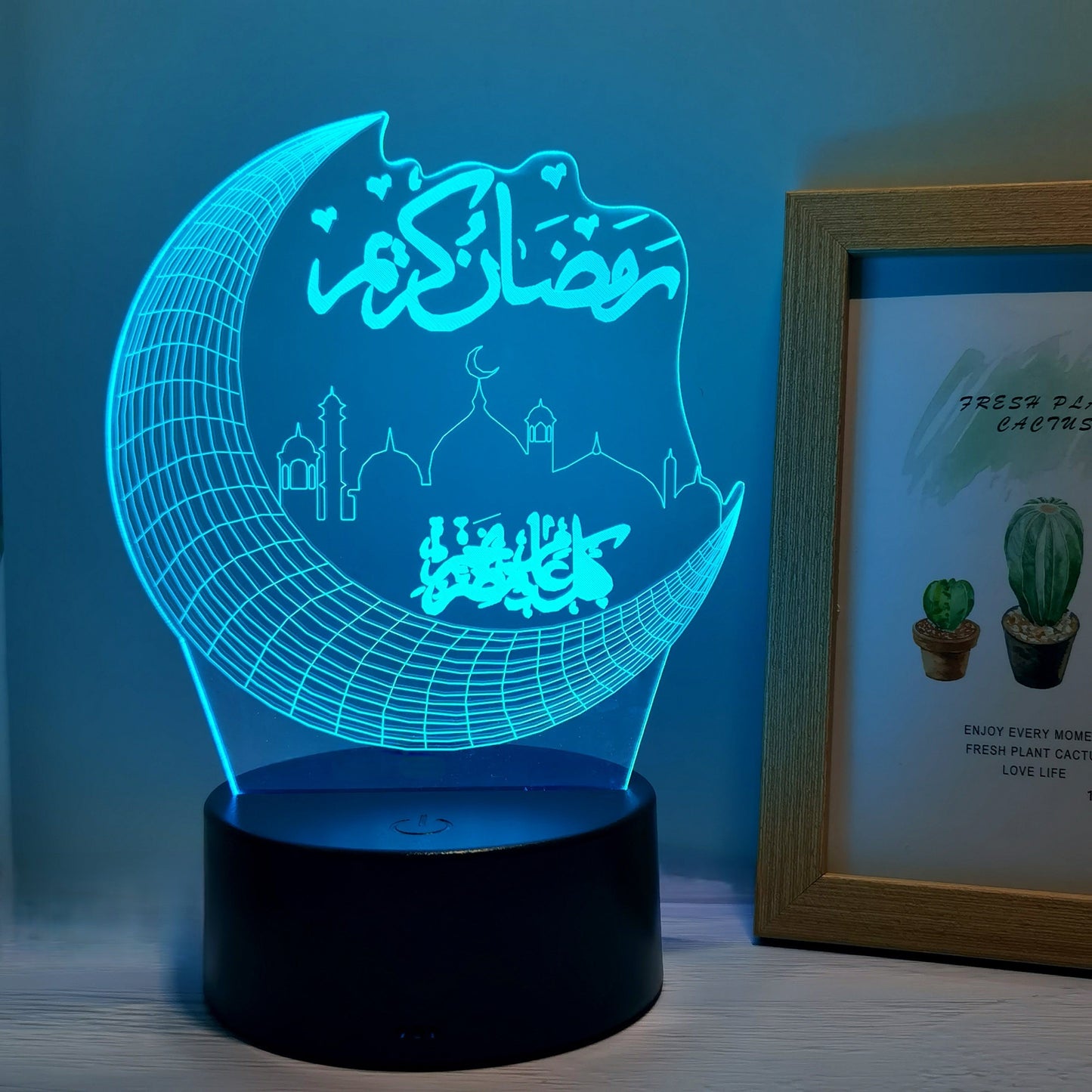 Rynx | MoonPalace - 3D Night Light with 7 Colors Touch Control