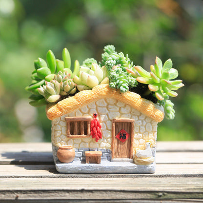 Rynx | Enchanting Vintage Farmhouse Resin Planter