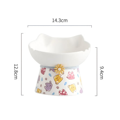 Rynx | High-Quality Ceramic Cat Bowl