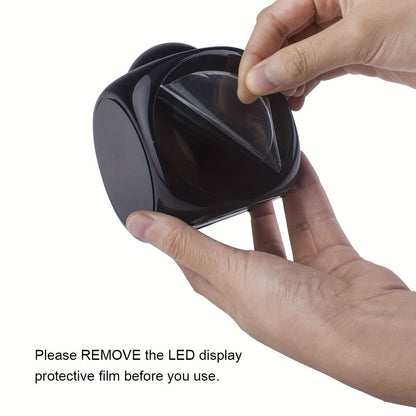 Rynx | TimeCast - LCD Digital Alarm Clock with Sleep Timer