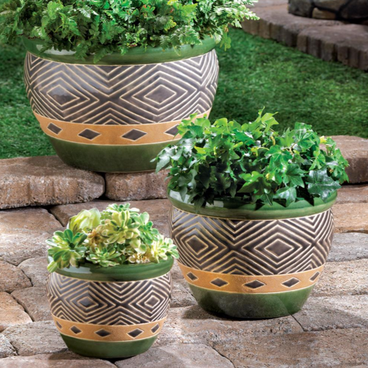 Rynx | Jade Plant Pots Trio