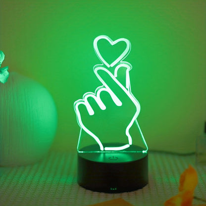 Rynx | IllumiHeart - 7-color LED Night Light with Touch Control