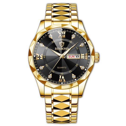 Rynx | Waterproof Luminous Dual Calendar Watch Men