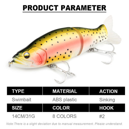 Rynx | Jointed Hard Bait Swimbait Sinking Wobbler