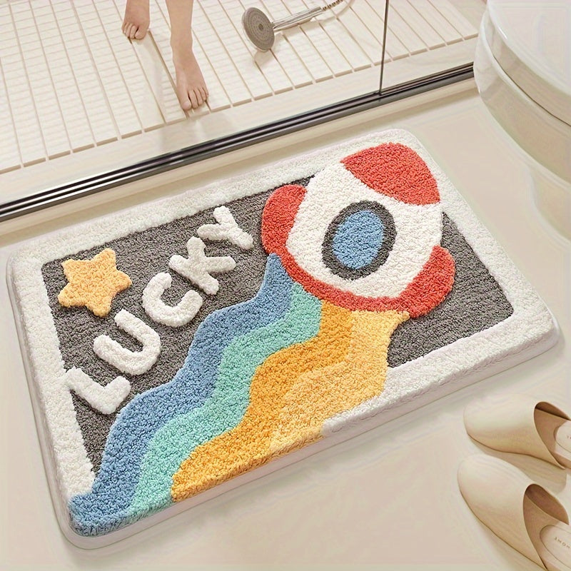 Rynx | Super absorbent non-slip bath mat for bathroom and toilet - Milo